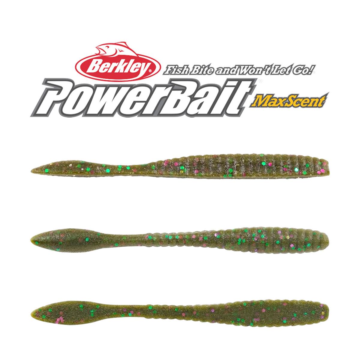 Berkley PowerBait MaxScent ワーム 8個入り　10個 570444_green pumpkin